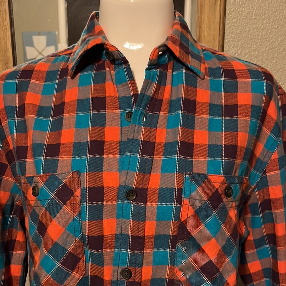 Arizona Flannel Womens button front shirt NWT - Picture 2 of 9